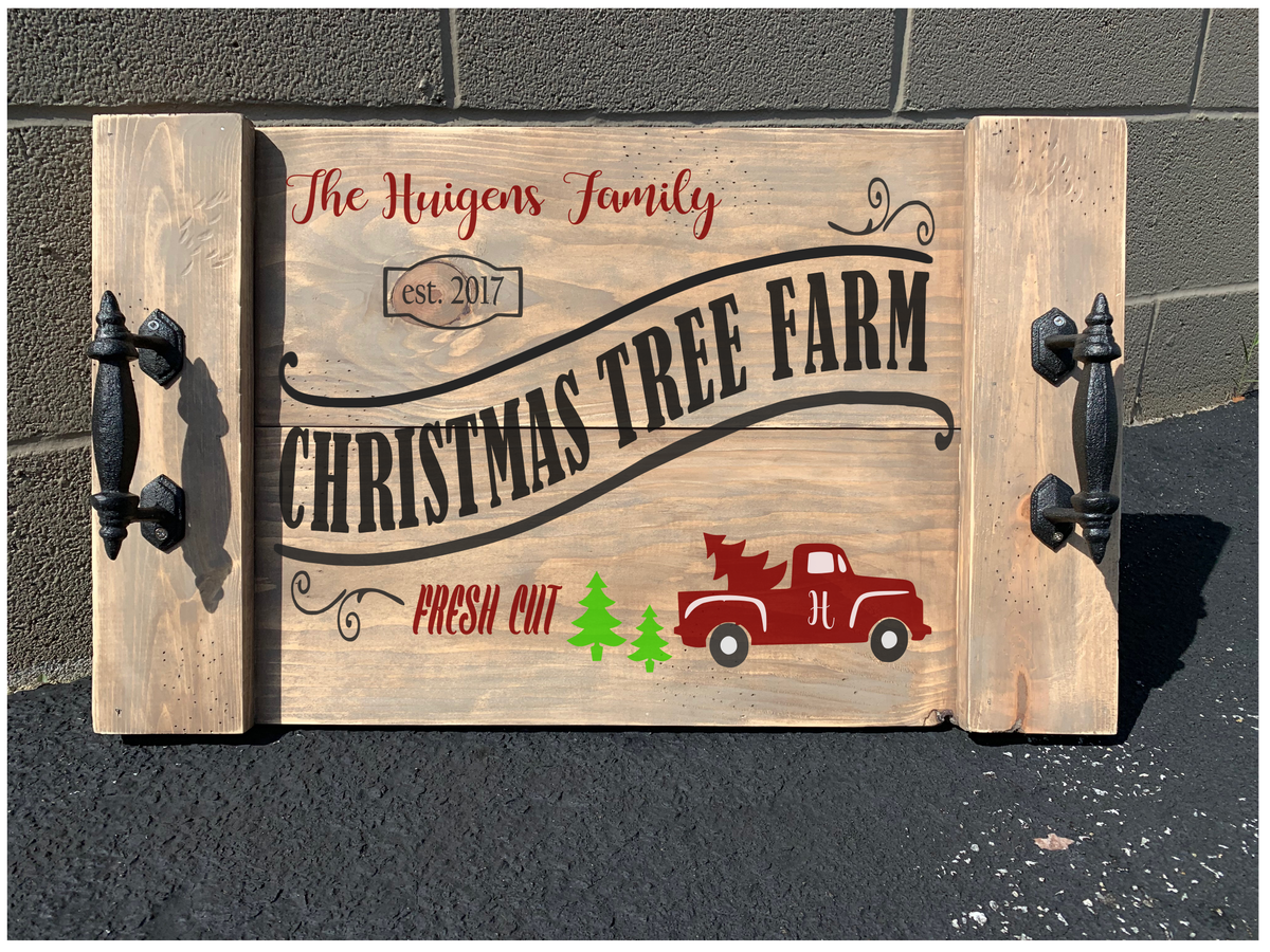 Farmhouse Tray Workshop - Holiday Designs